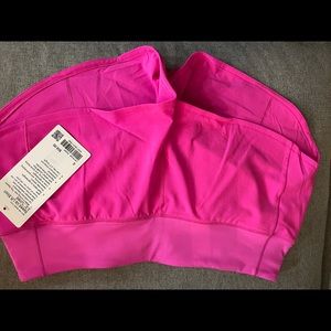 Lululemon new with tags POW pink size 6 speed up shorts 2.5 inch inseam
